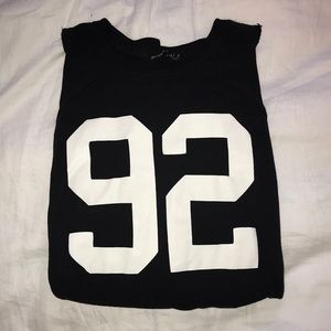 Abercrombie cut out shoulder top